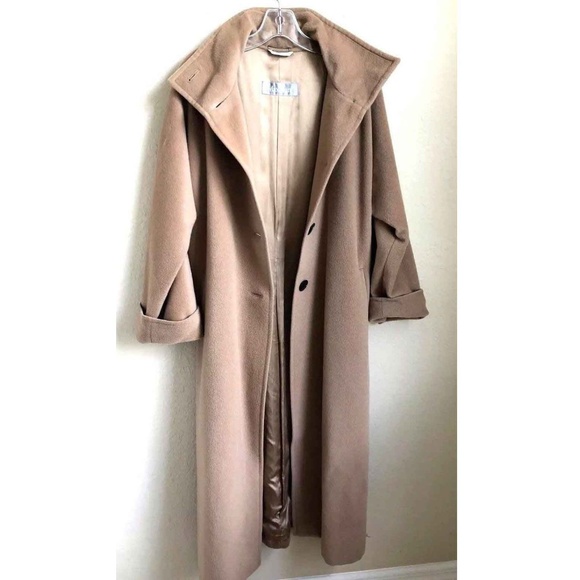 MaxMara Jackets & Blazers - Max Mara Women’s Long Button Coat Side Slits Sz 2